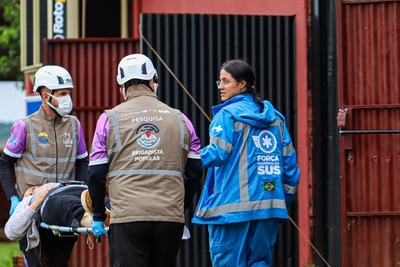 FioCruz e Força Nacional do SUS formam 1ª turma de brigadistas populares para atuar em catástrofes climáticas 